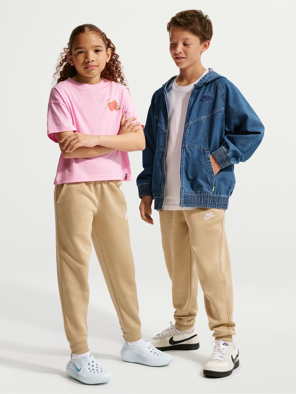 Nike Sportswear Club Fleece Big Kids Joggers XL Sanddrift Beige